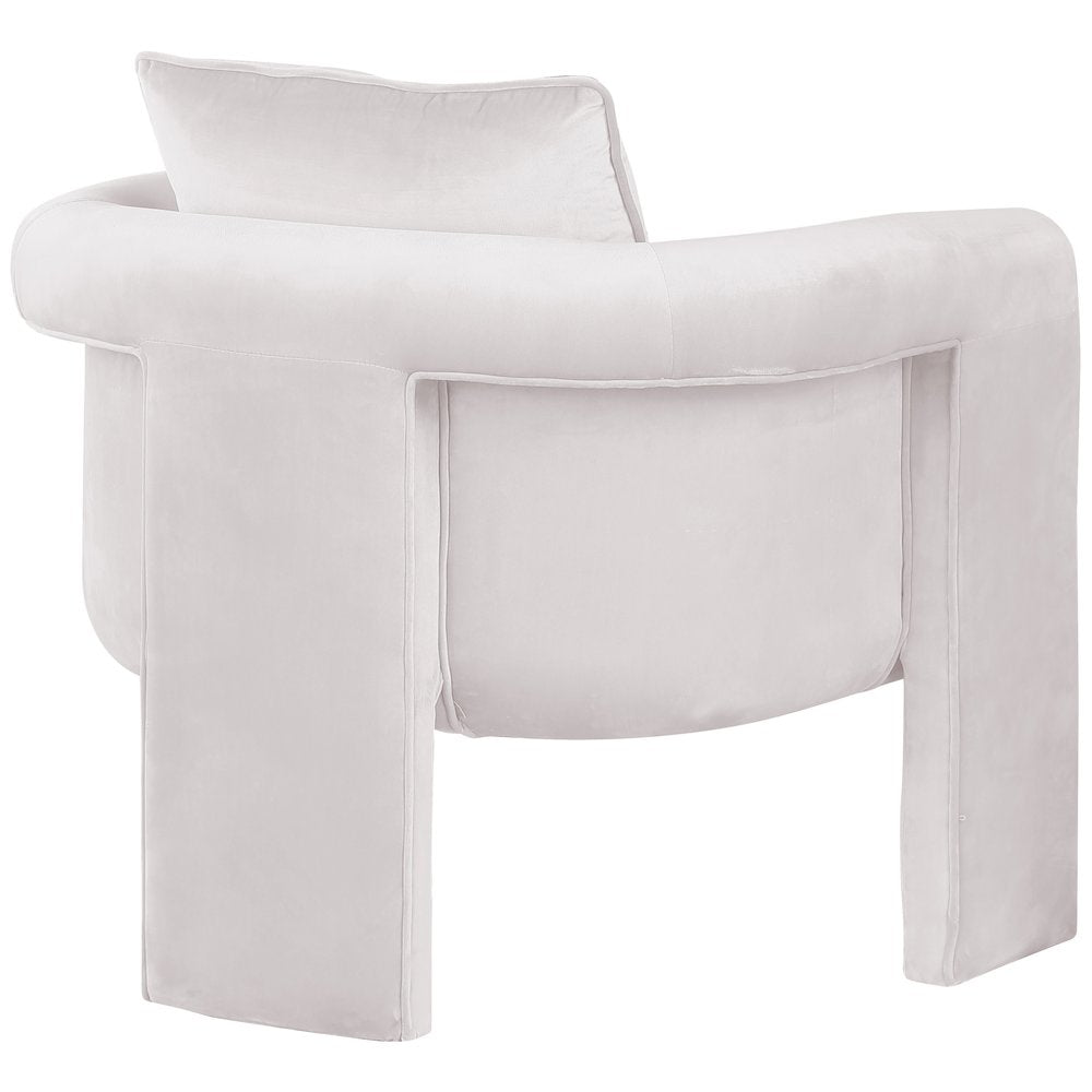 Sloan Cream Velvet Accent Chair