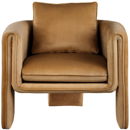Sloan Saddle Velvet Accent Chair