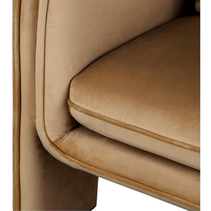 Sloan Saddle Velvet Accent Chair