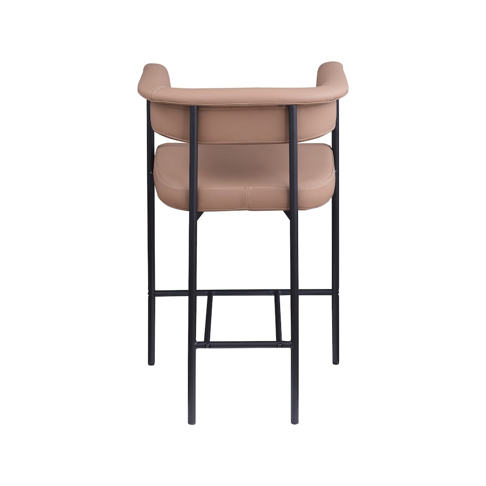 Malin Tan Vegan Leather Counter Stool, Set of 2