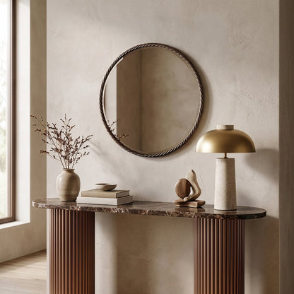 Braida 23.75" Bronze Iron Frame Mirror