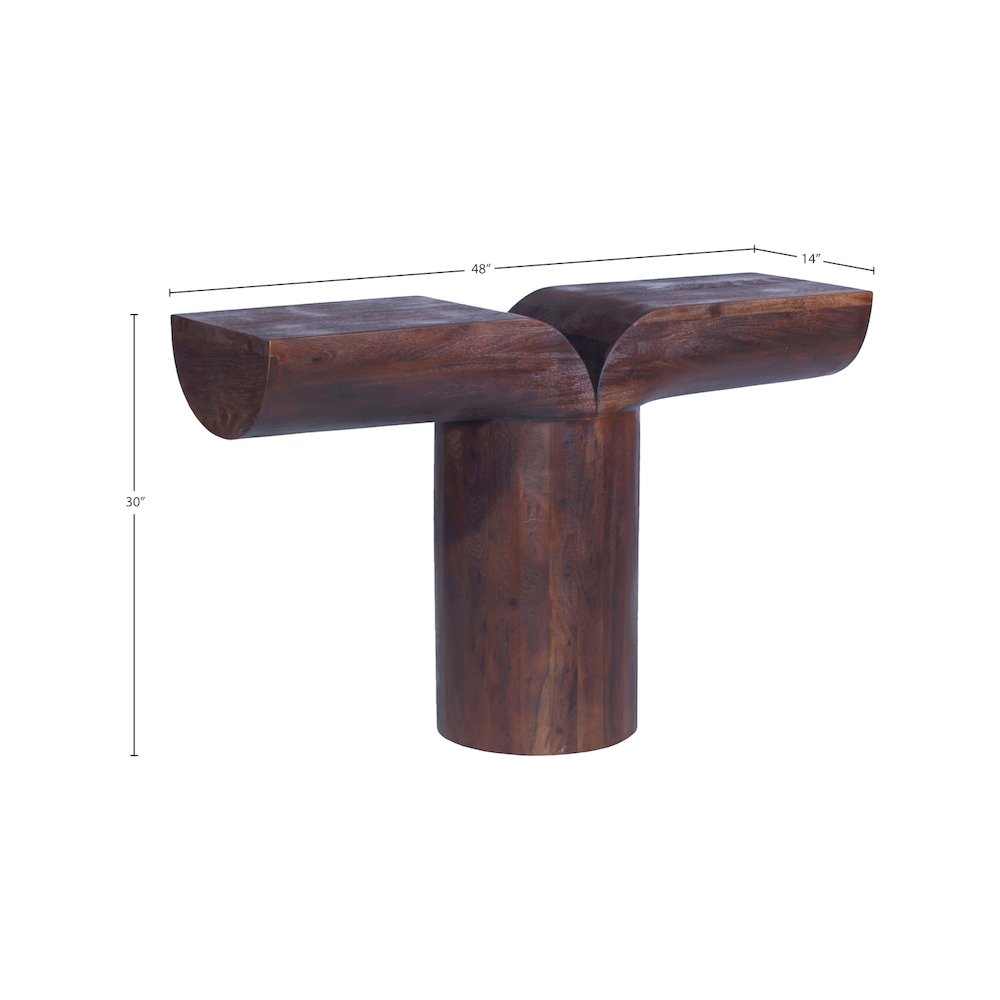 Tee Brown Console Table