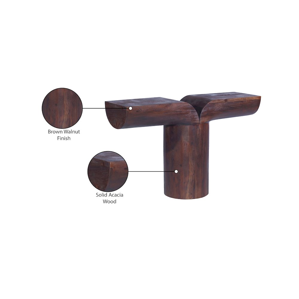 Tee Brown Console Table
