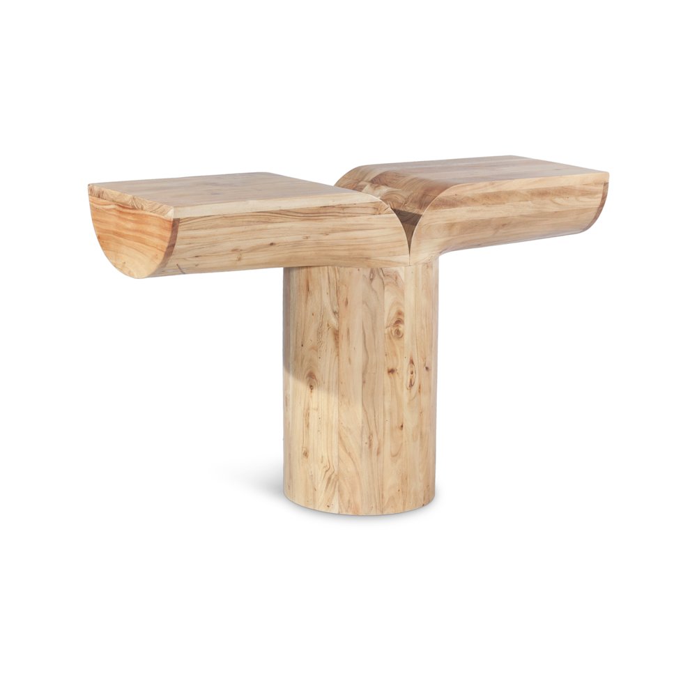 Tee Oak Console Table