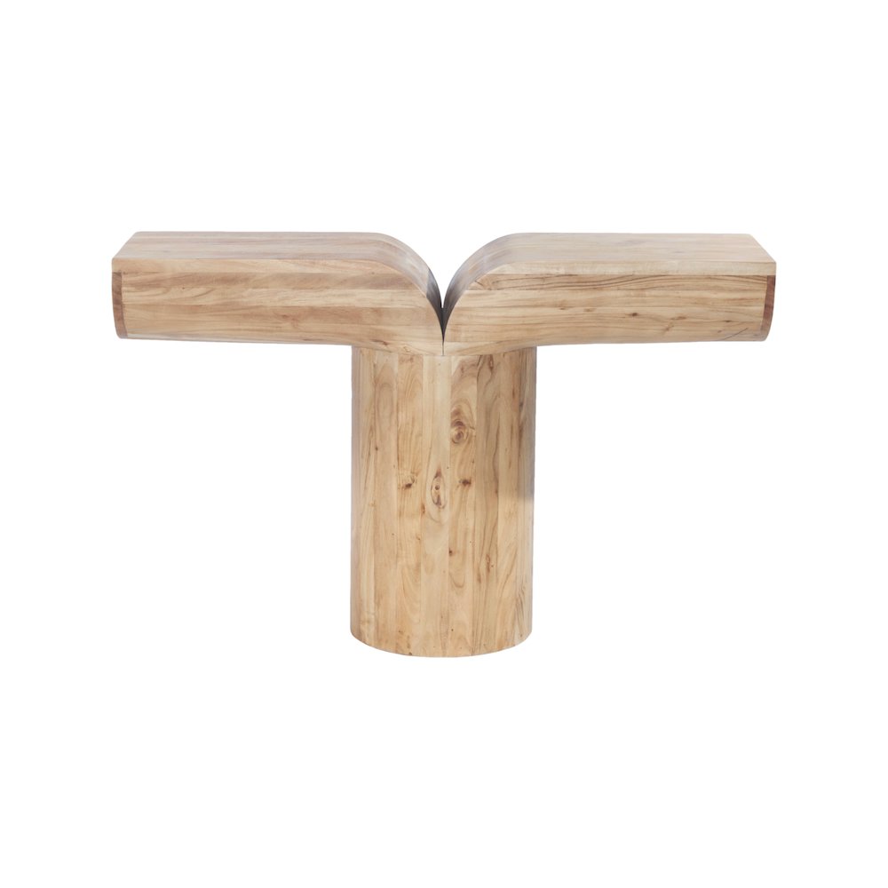 Tee Oak Console Table