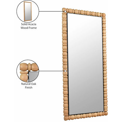 Aubrey Bleached Natural Oak Mirror