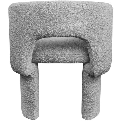 Emmet Grey Boucle Fabric Dining Chair / Accent Chair