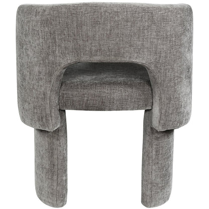Emmet Grey Chenille Fabric Dining Chair / Accent Chair
