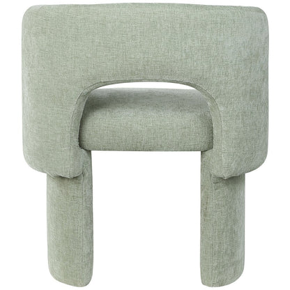 Emmet Mint Chenille Fabric Dining Chair / Accent Chair