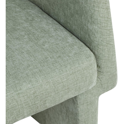 Emmet Mint Chenille Fabric Dining Chair / Accent Chair