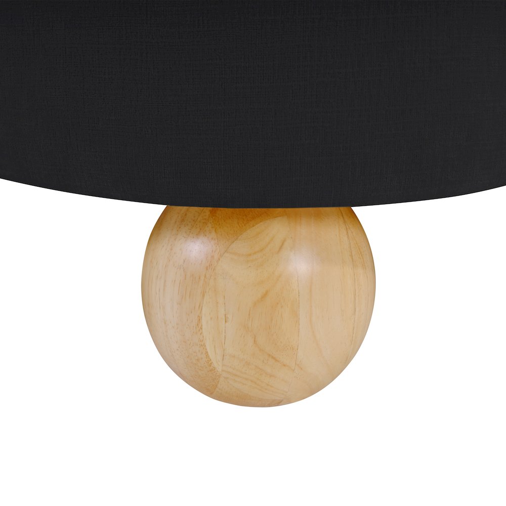 Daphne Black Chenille Fabric Chair