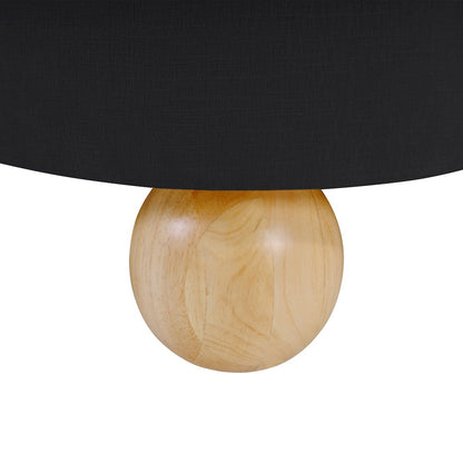 Daphne Black Chenille Fabric Chair