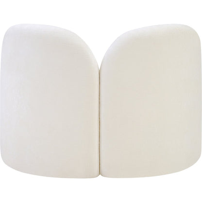 Daphne Cream Chenille Fabric Chair