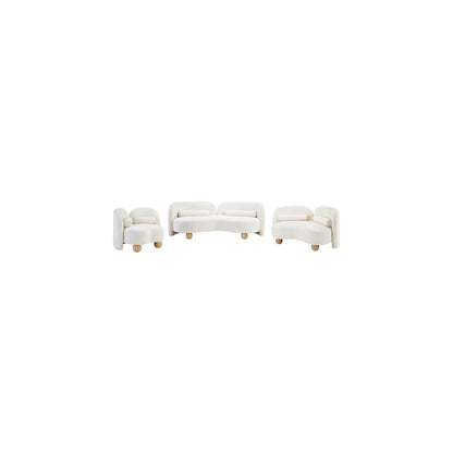 Daphne Cream Chenille Fabric Sofa