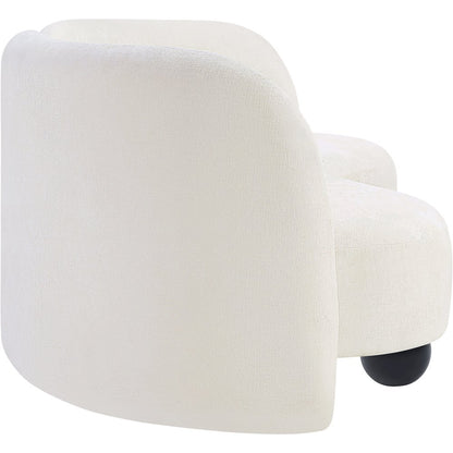 Daphne Cream Chenille Fabric Sofa
