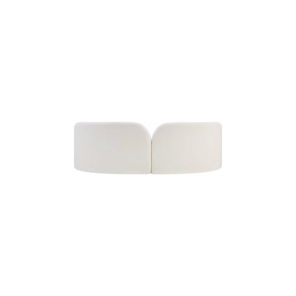 Daphne Cream Chenille Fabric Sofa