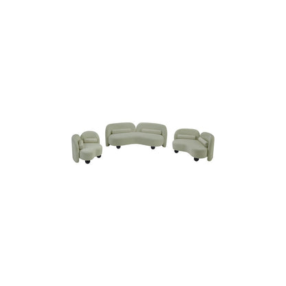 Daphne Mint Chenille Fabric Loveseat
