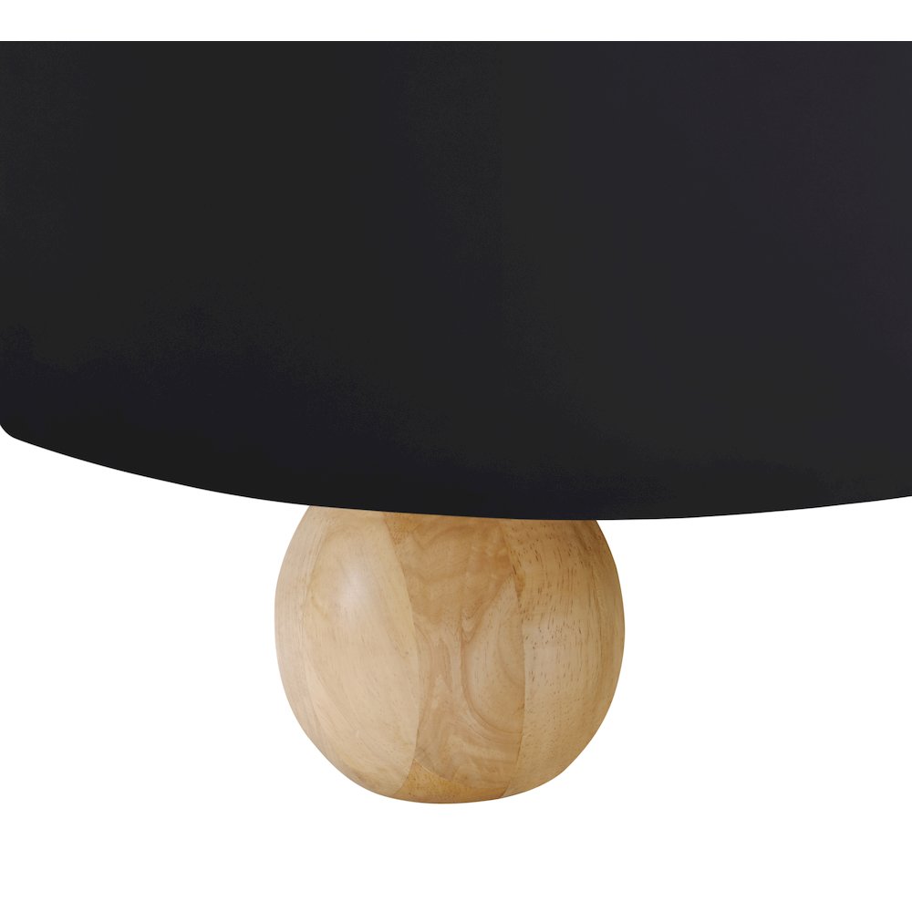 Daphne Black Velvet Chair