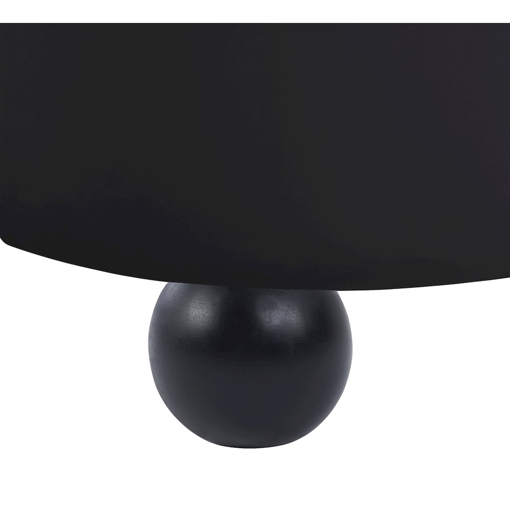 Daphne Black Velvet Chair