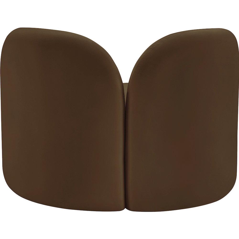 Daphne Brown Velvet Chair