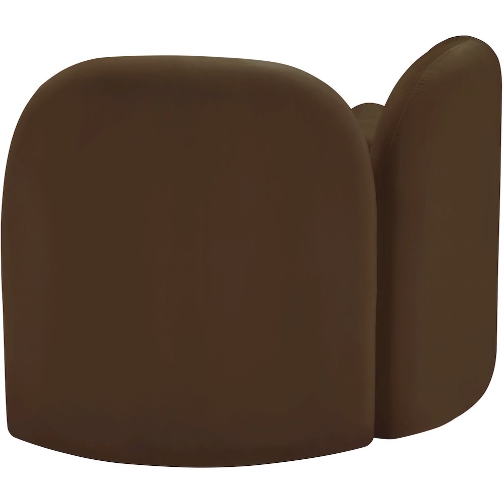 Daphne Brown Velvet Chair