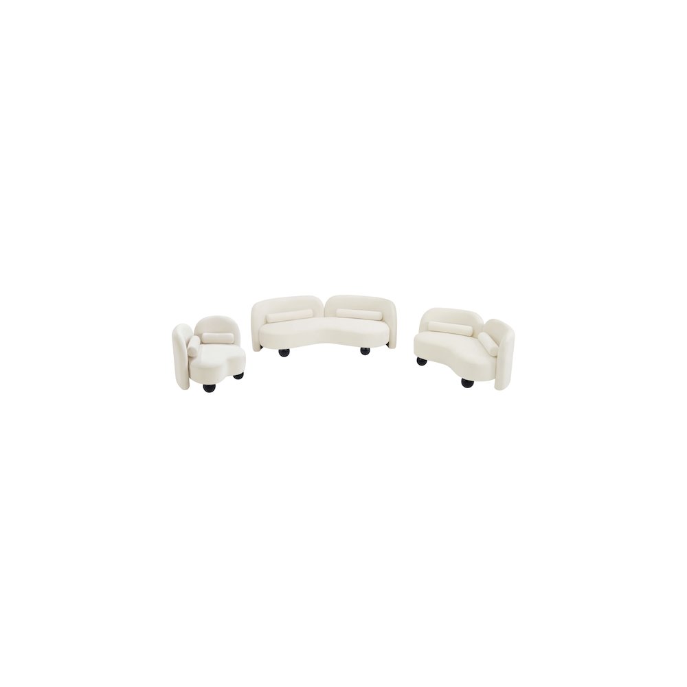 Daphne Cream Velvet Chair