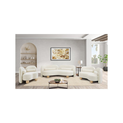 Daphne Cream Velvet Chair
