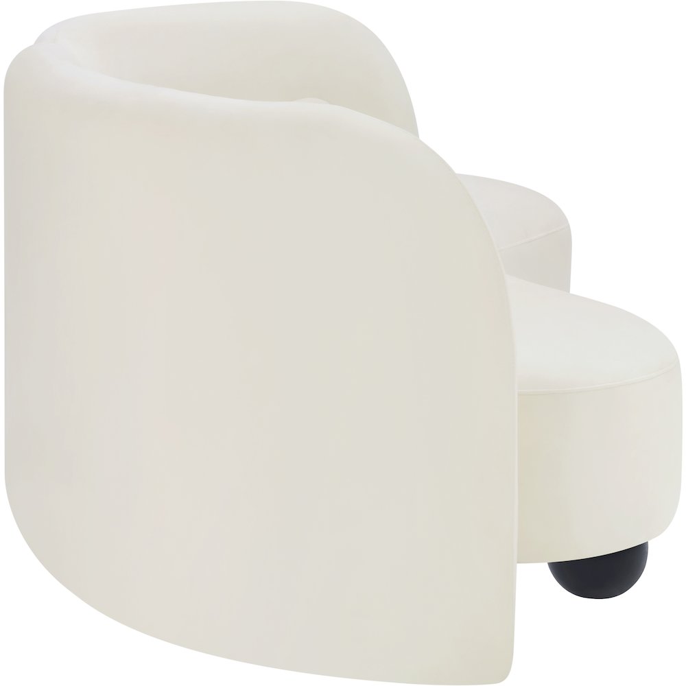Daphne Cream Velvet Sofa