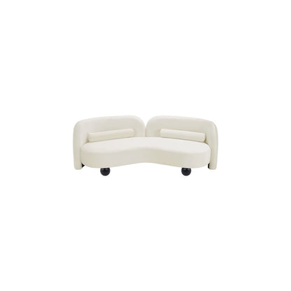 Daphne Cream Velvet Sofa