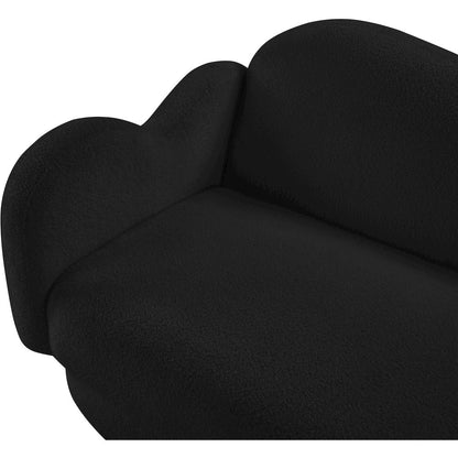 Bloom Black Teddy Fabric Sofa