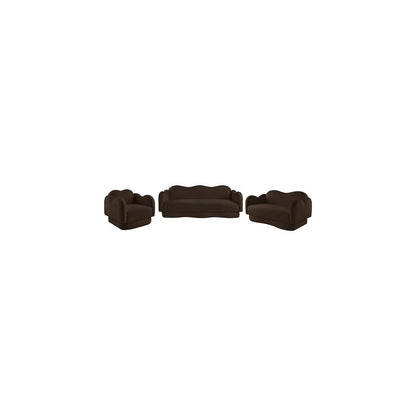 Bloom Brown Teddy Fabric Sofa