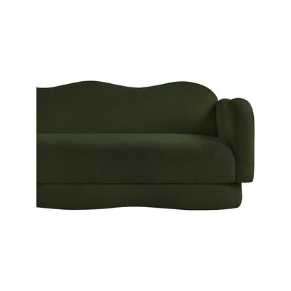 Bloom Green Teddy Fabric Sofa
