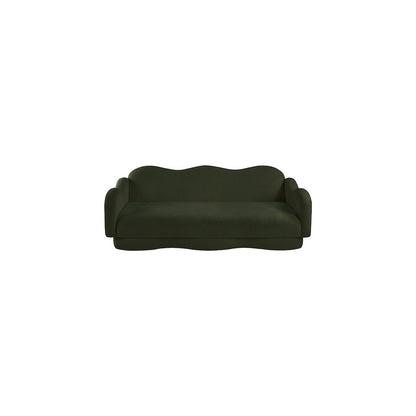 Bloom Green Teddy Fabric Sofa
