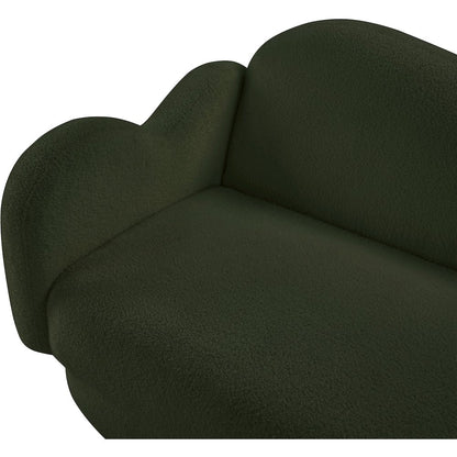 Bloom Green Teddy Fabric Sofa