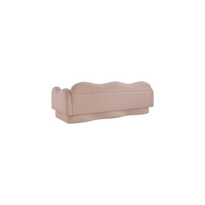 Bloom Pink Teddy Fabric Sofa
