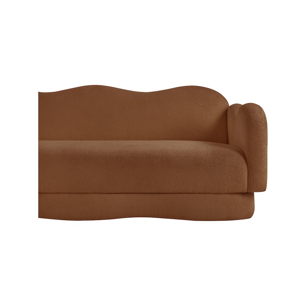 Bloom Saddle Teddy Fabric Sofa
