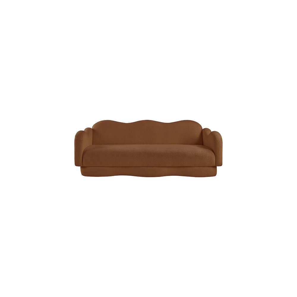 Bloom Saddle Teddy Fabric Sofa