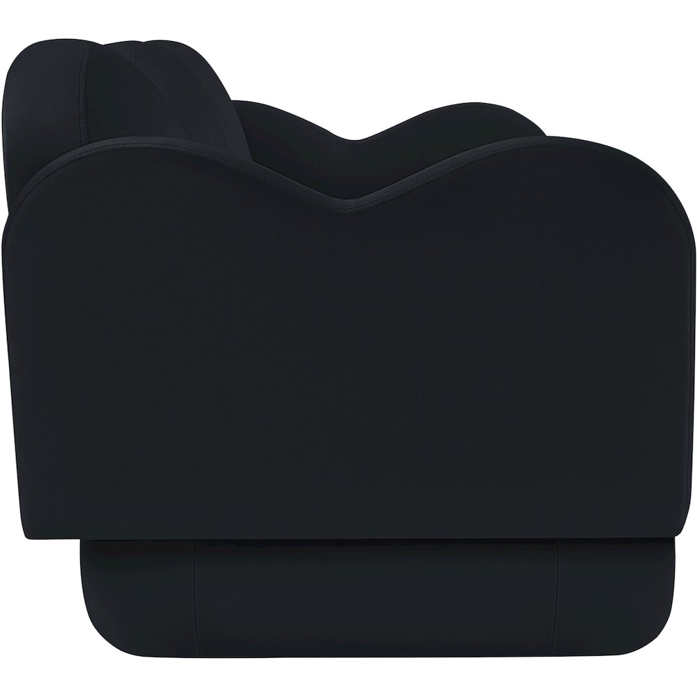 Bloom Black Velvet Sofa