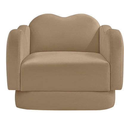 Bloom Camel Velvet Chair