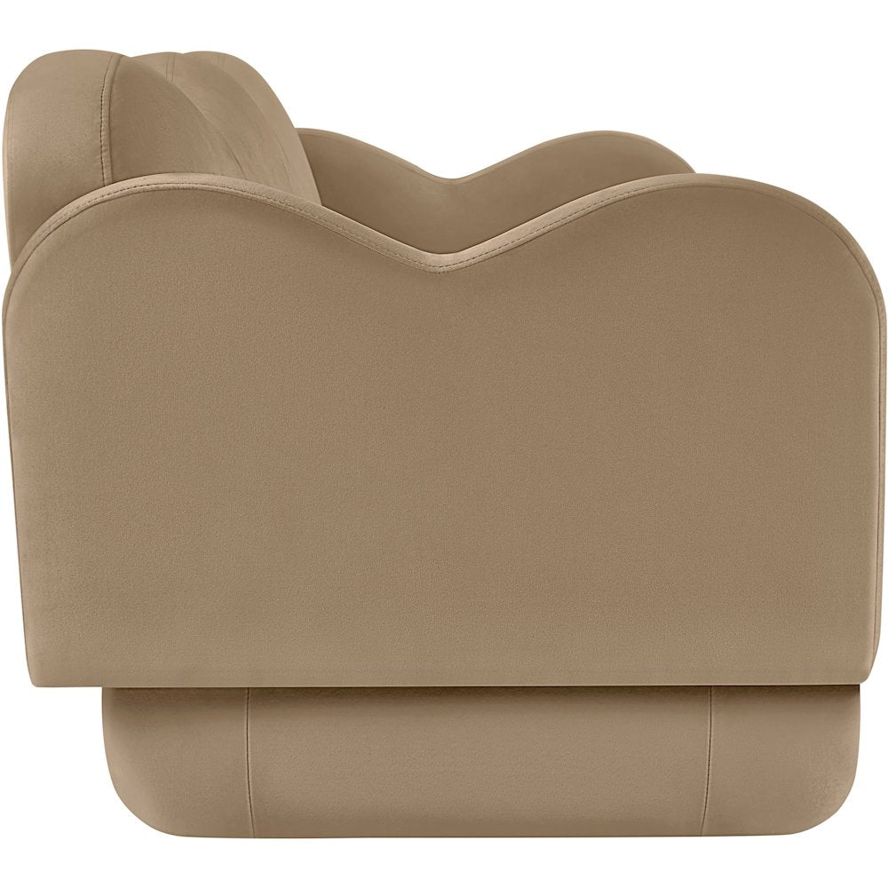 Bloom Camel Velvet Sofa