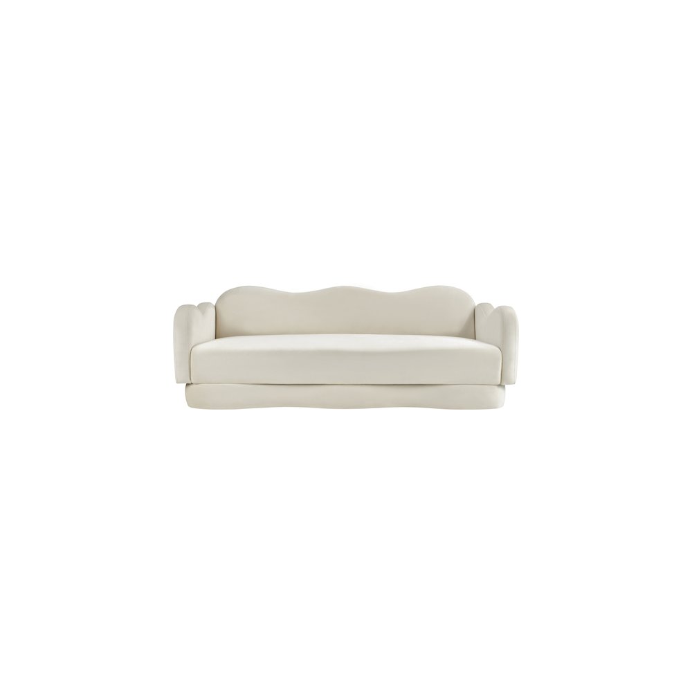 Bloom Cream Velvet Sofa