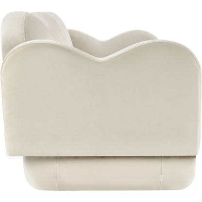 Bloom Cream Velvet Sofa