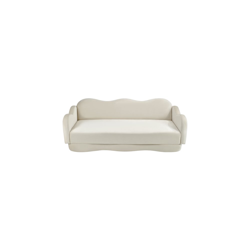 Bloom Cream Velvet Sofa