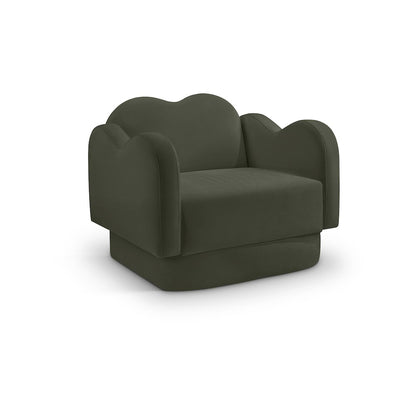 Bloom Green Velvet Chair