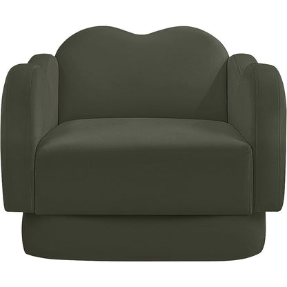 Bloom Green Velvet Chair