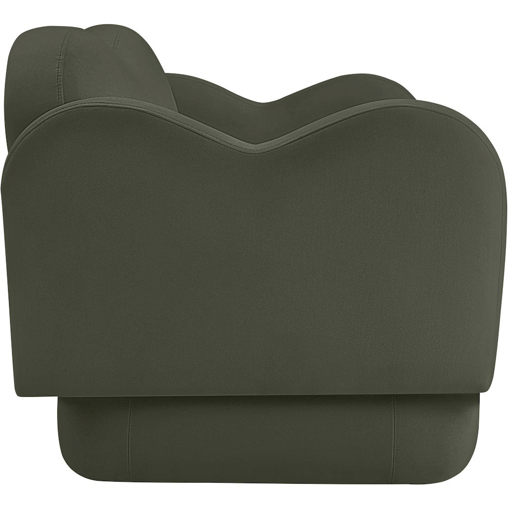Bloom Green Velvet Loveseat