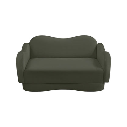 Bloom Green Velvet Loveseat