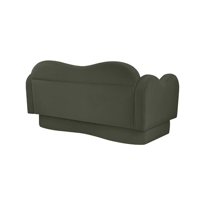 Bloom Green Velvet Loveseat