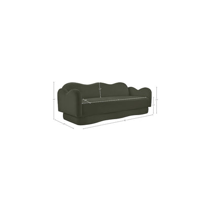 Bloom Green Velvet Sofa
