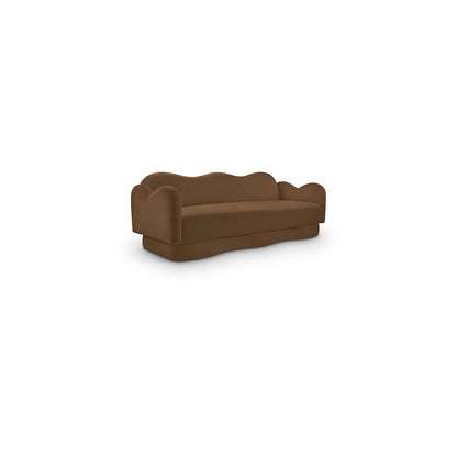Bloom Saddle Velvet Sofa